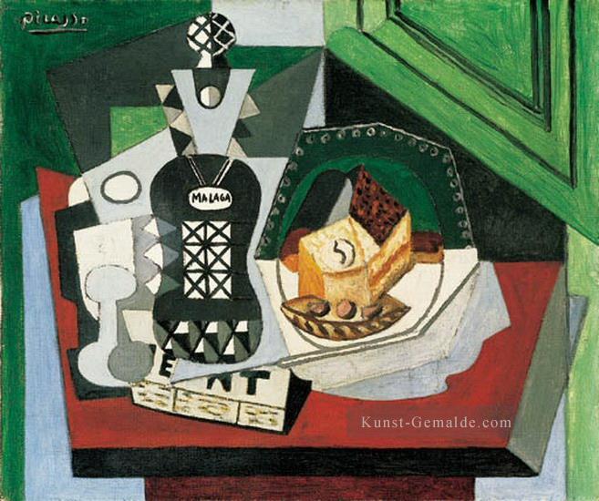 La bouteille Malaga 1919 Kubismus Pablo Picasso Ölgemälde